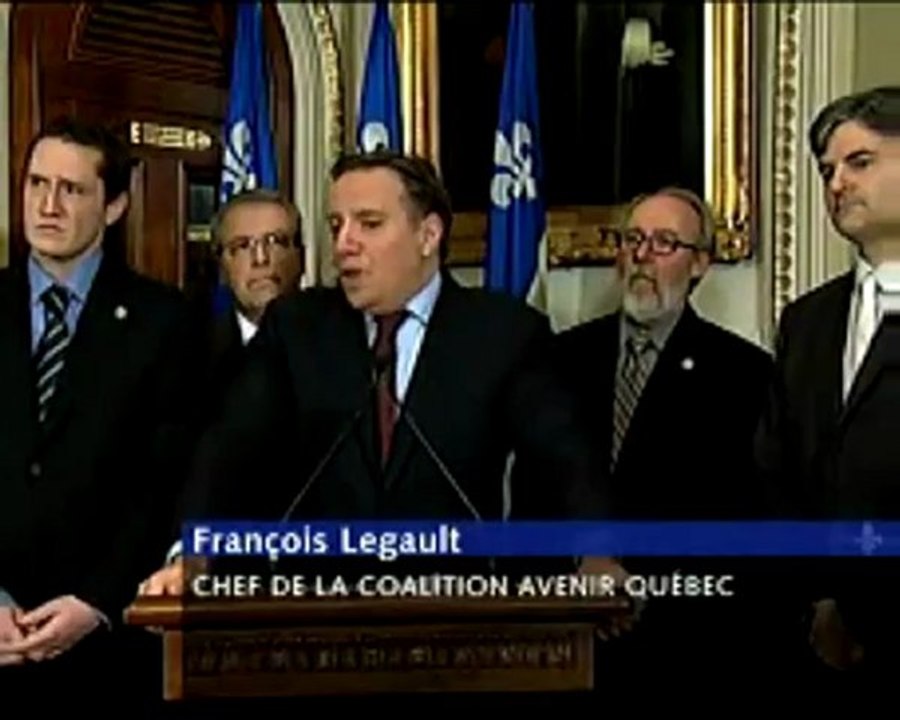 François Legault parle anglais