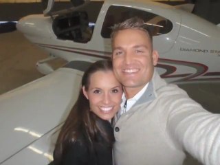 Demande en mariage dans un avion en panne