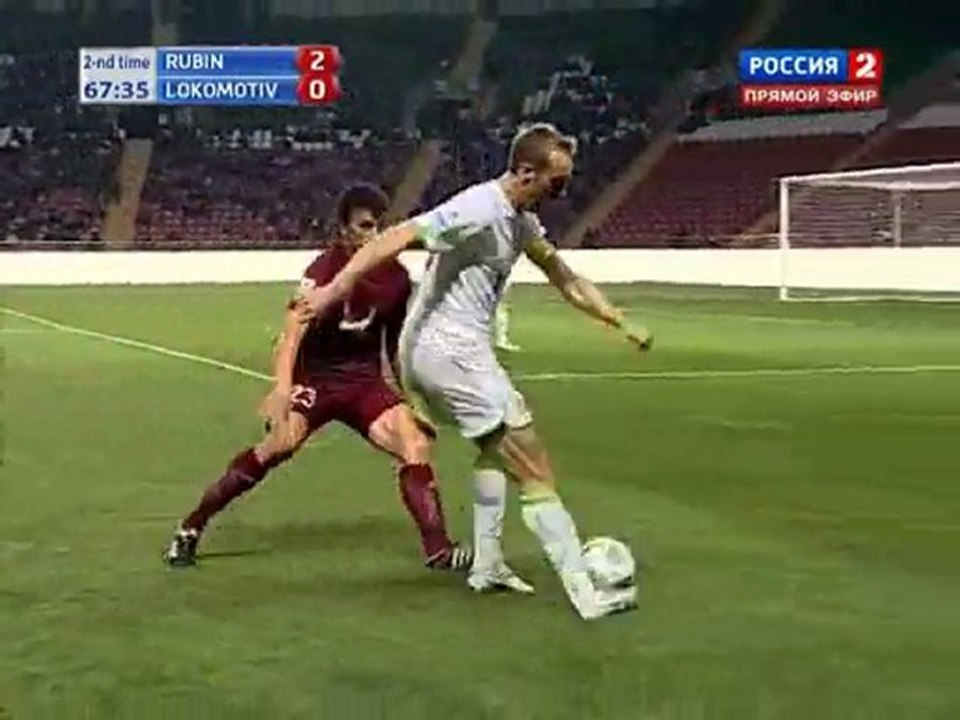 рубин-локомотив 2-ой тайм, кубок россии, 1/4 финала