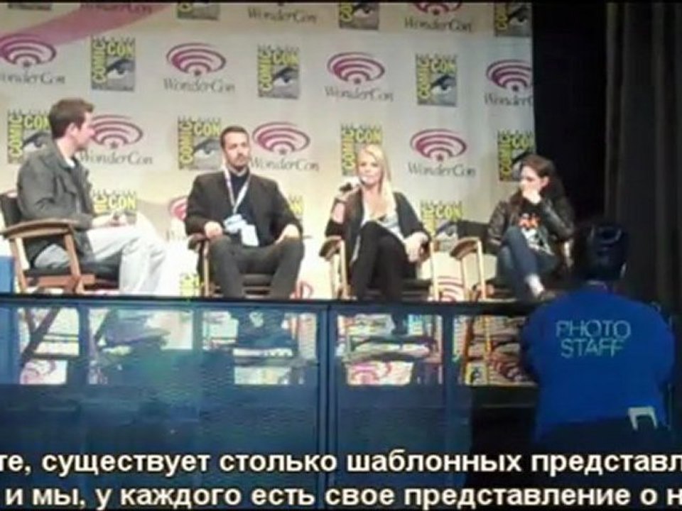 Пресс-конференция "Белоснежки" на WonderCon. Часть 1. (русские субтитры)