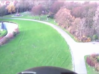 Man Flys Mechanical Bird Wings