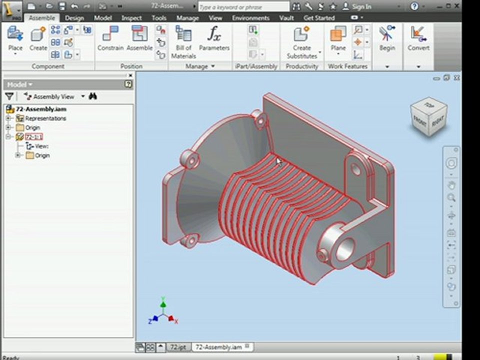 AutoDesk Inventor 2012  training
