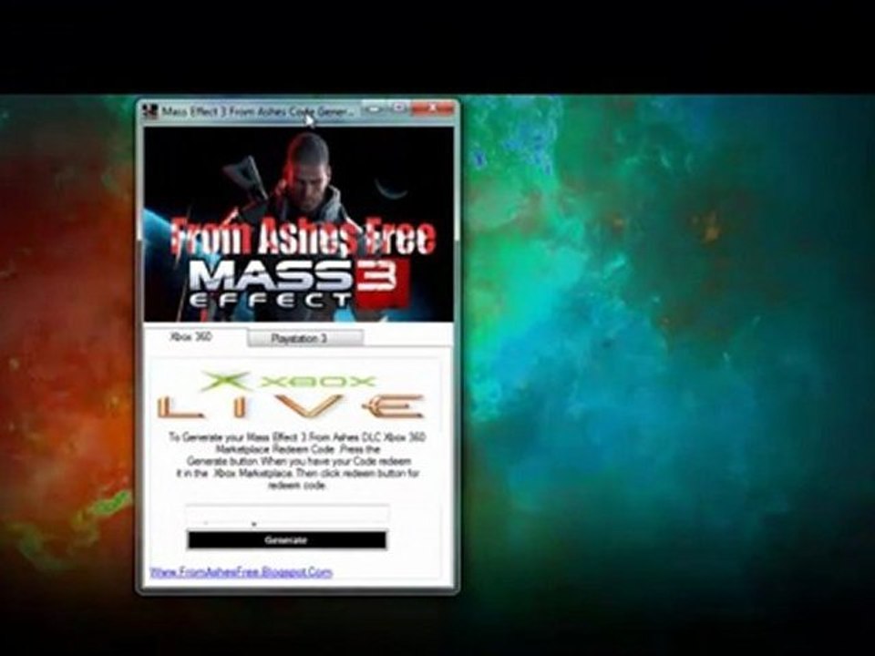 How to Download Mass Effect 3 From Ashes DLC Codes Free