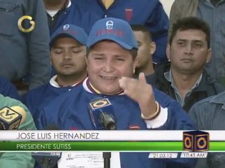 Suttis pide instalación de mesa para discutir contratación colectiva