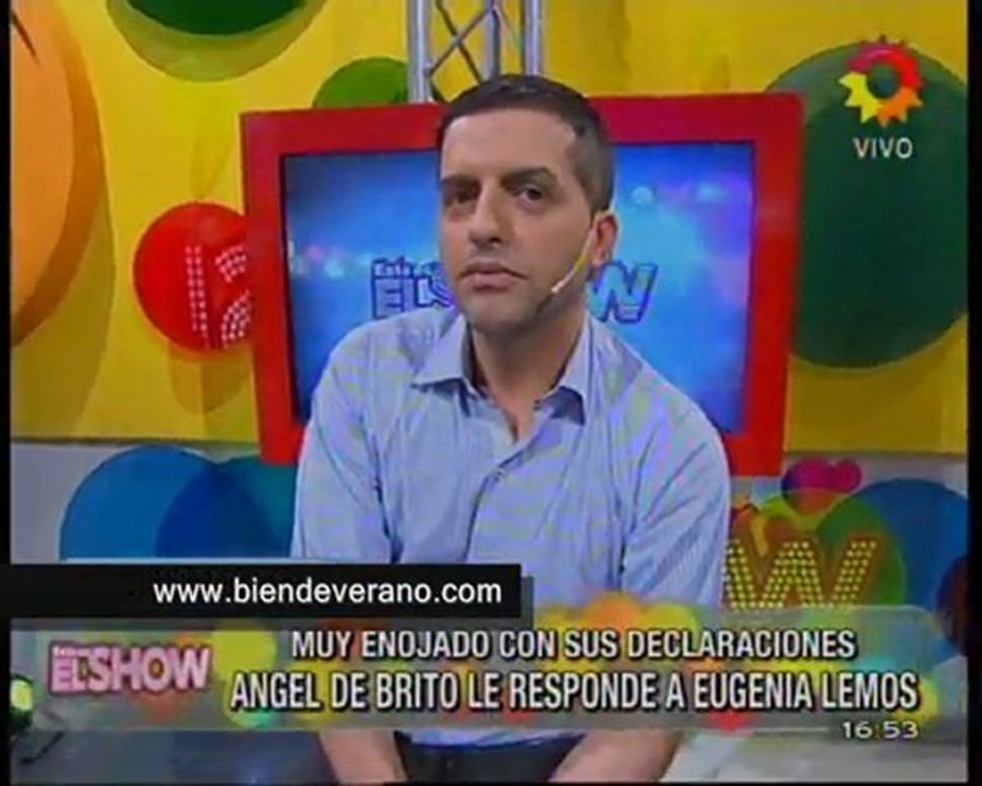 Angel de Brito le puso los límites a Eugenia Lemos en "Este es el Show"