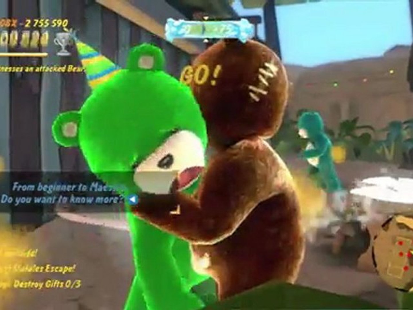 CGRundertow NAUGHTY BEAR for Xbox 360 Video Game Review