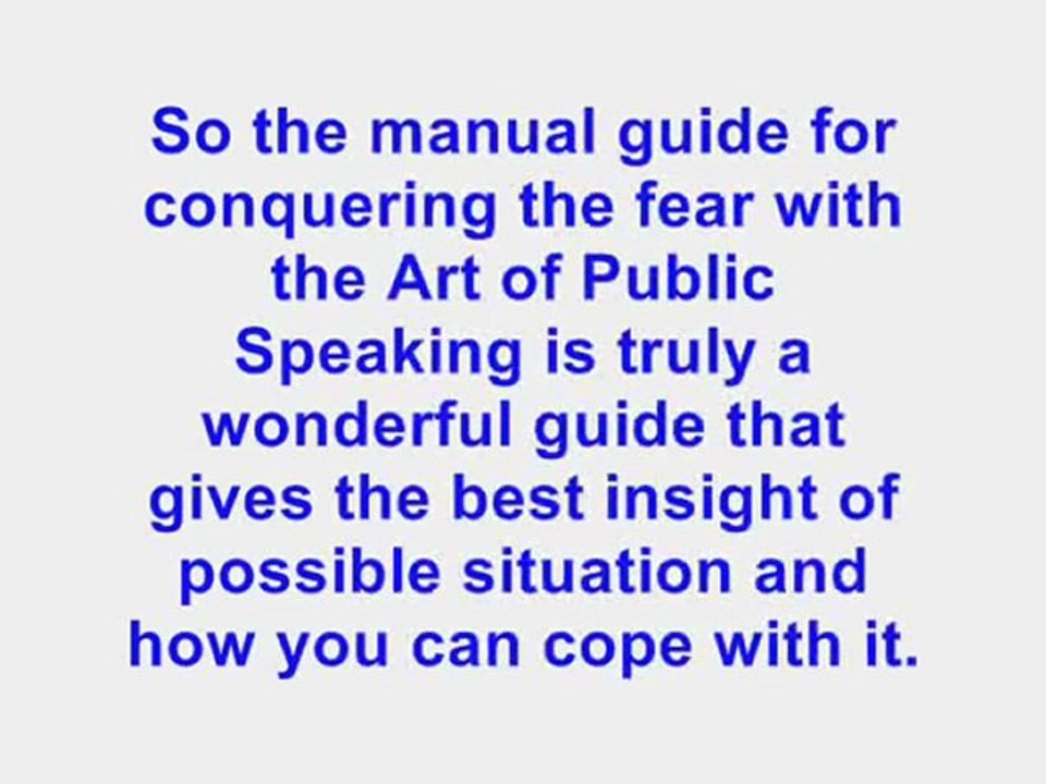 Conquer your Fear with the Art of Public Speaking Guide