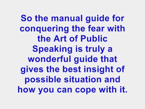 Conquer your Fear with the Art of Public Speaking Guide