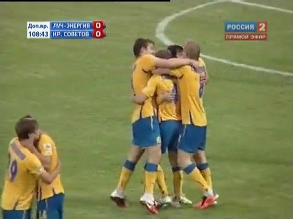 КР 2011/12. 1/16 финала. Луч-Энергия - Крылья Советов 1-0 (1-0 Славнов)