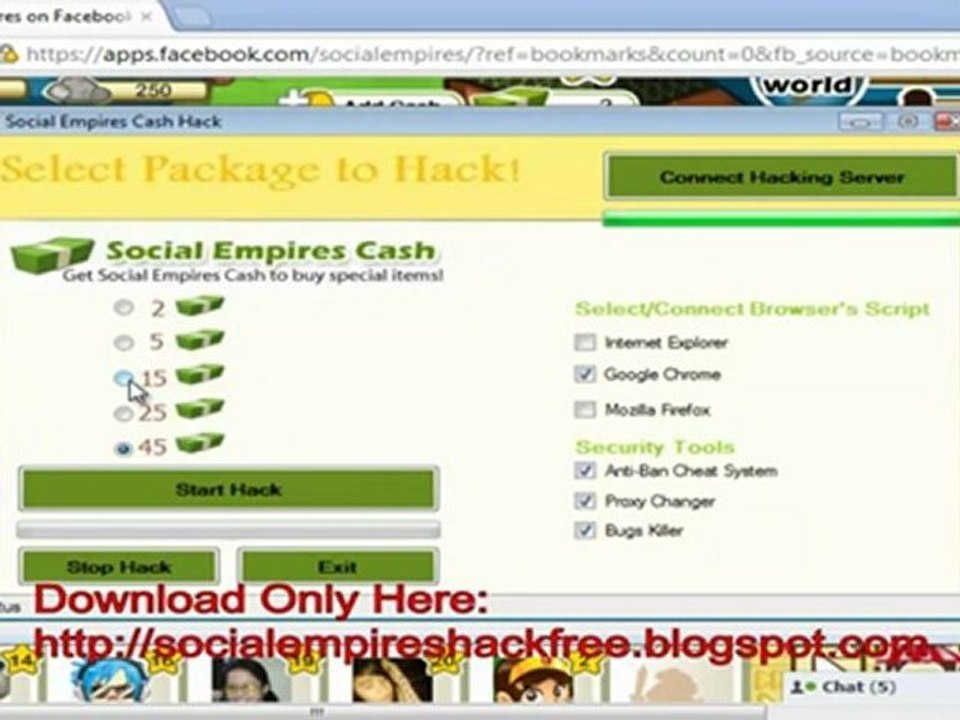 Social Empires Hack v6.2 FREE Download April 2012 Update