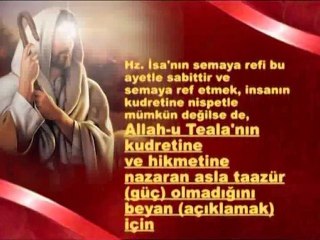 ALLAH, HZ. İSA'YI DİRİ OLARAK KATINA ALMIŞTIR