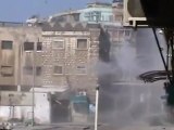 فري برس الدبابات تقصف السوق الأثري و الجامع الكبير في حمص