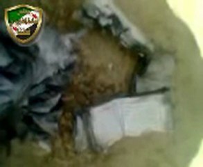 فري برس ريف دمشق  قطنا التخريب من قبل عصابات الاسد المجرمة21 3 2012 ج4