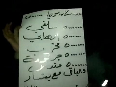 فري برس حلب شباب ثورة حلب مظاهرة الصاخور 21 3 2012ج4