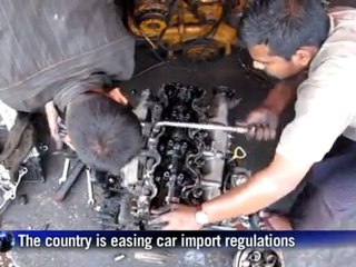 Rusty cars face scrapheap as Myanmar opens up
