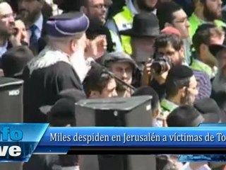 Miles despiden en Jerusalén a víctimas de Toulouse