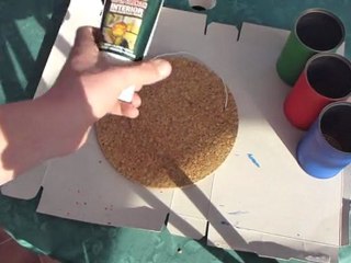 video of making a tin can organiser