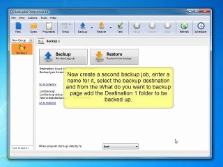 How to back up to multiple destinations