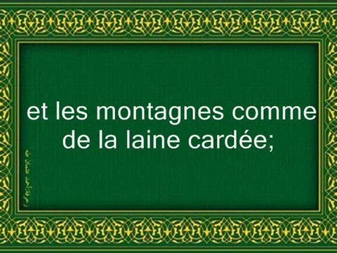 sourate le fracas 101 par Med jibreen