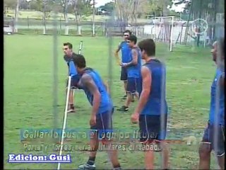 Gallardo busca el equipo titular