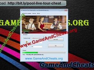 Download pool Live Tour 2012 facebook cheat march 2012