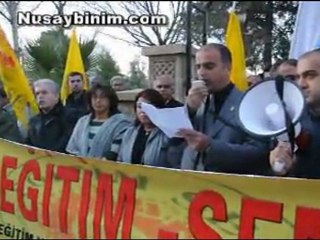 Nusaybin Eğitim-sen basın açıklaması