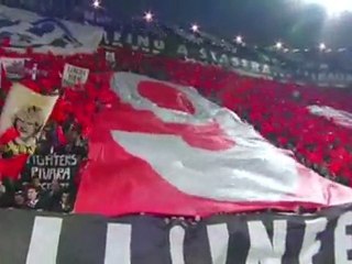 Χορογραφία πριν το Γιουβέντους-Μίλαν