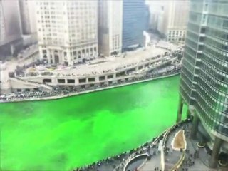 Dyeing The Chicago River Green