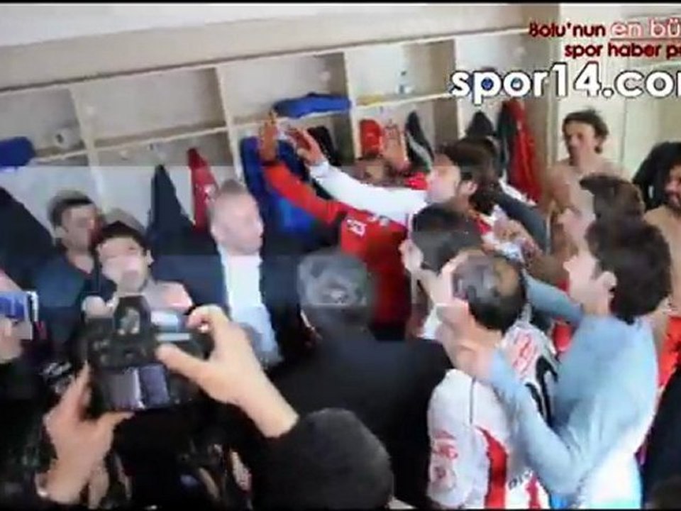 Boluspor soyunma odasında yaşananlar