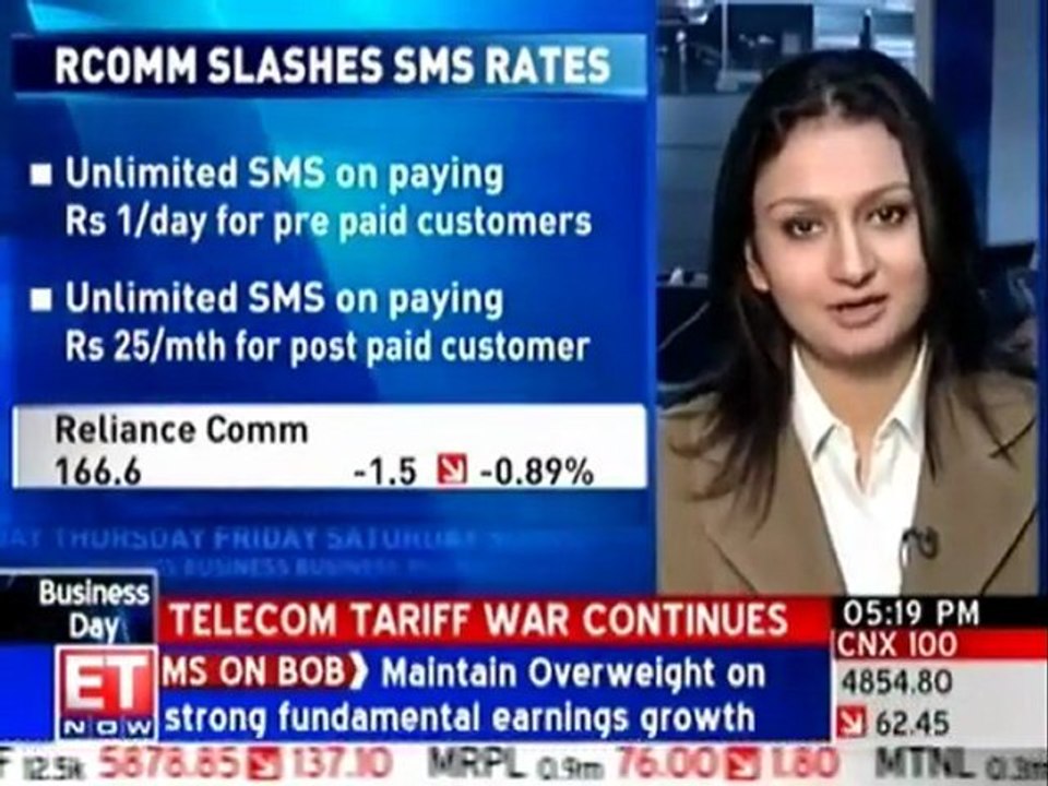 RCoM unveils 1 paise per SMS, opens new front on tariff war