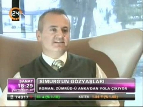 Erkan Sarıyıldız kanal 24 Sanat Takibi Programında Simurg'un Gözyaşları' nı tanıtıyor