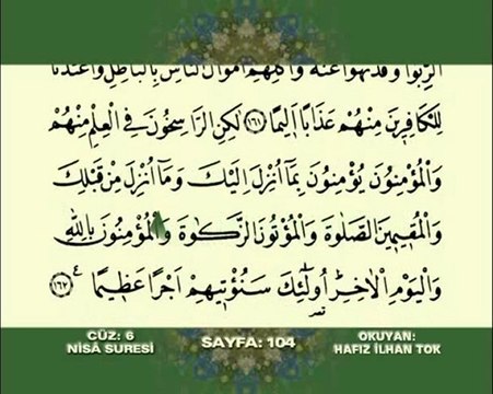 Nisa Suresi 148-176 Kuran Kerim Hatim Takip Et - OSMANLI - Kültürünü Yayma ve Yaşatma Derneği - Kütahya - OKYAY DERNEĞİ