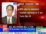 BSE and NSE extend trading by 55 minutes