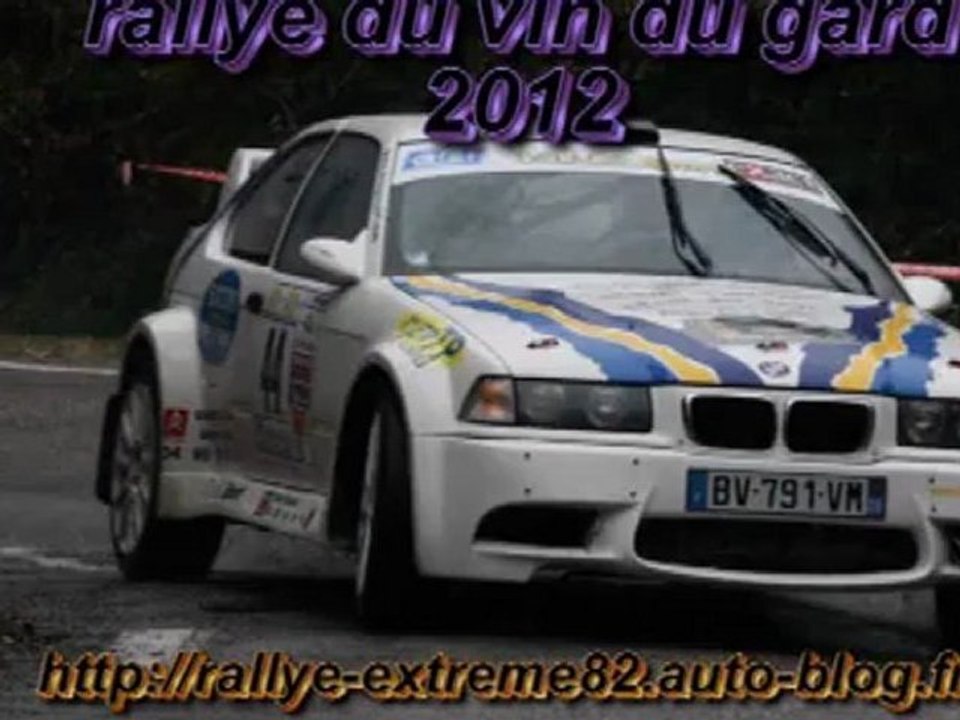 camera embarque rallye du vins du gard 2012
