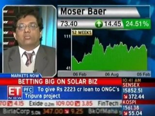Betting big on the solar business: Moserbaer