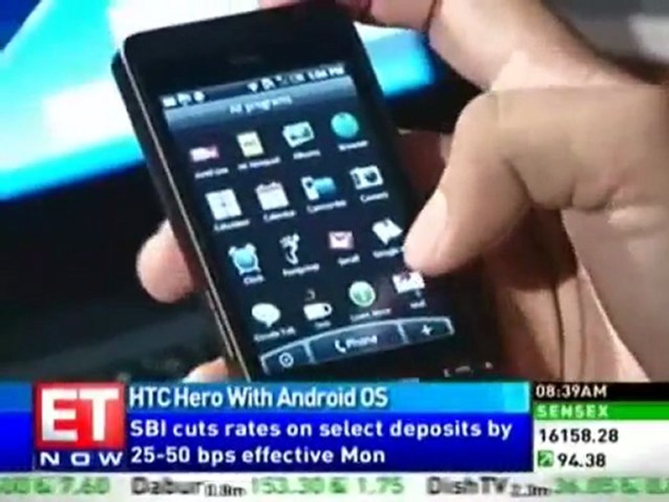 HTC Hero with Android operating system