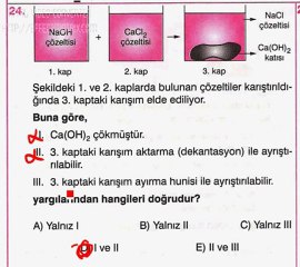 23 mart deneme kimya soru 24