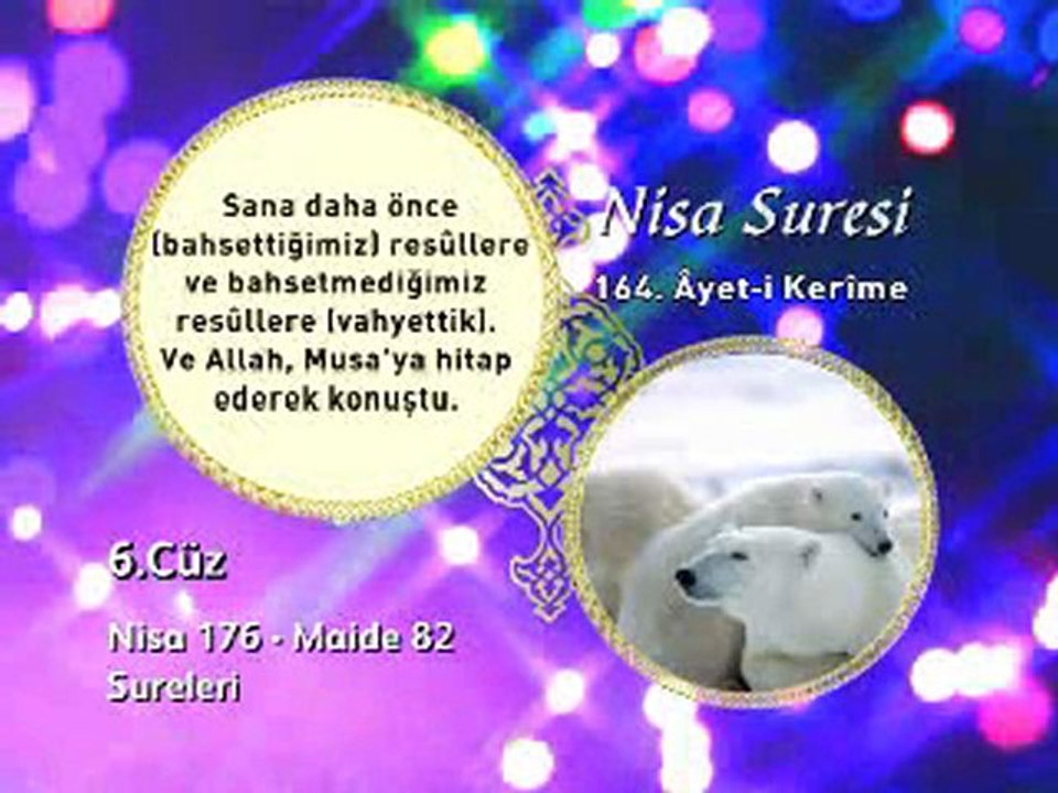 Nisa Suresi 148-176  Kuran Kerim Meal İzle - OSMANLI - Kültürünü Yayma ve Yaşatma Derneği - Kütahya - OKYAY DERNEĞİ
