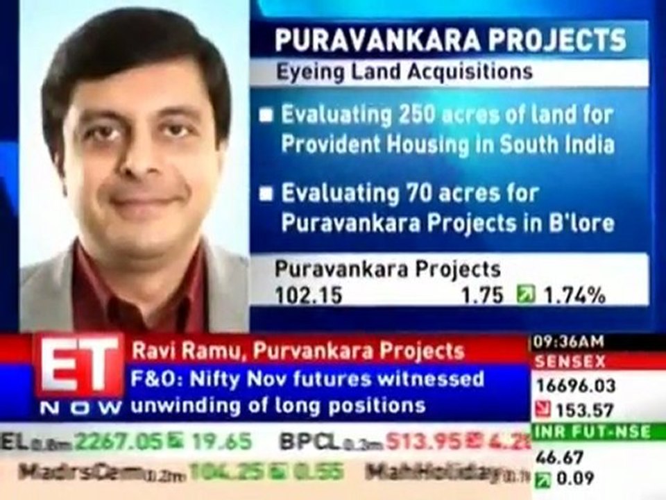 Puravankara Projects eying land acquisitions