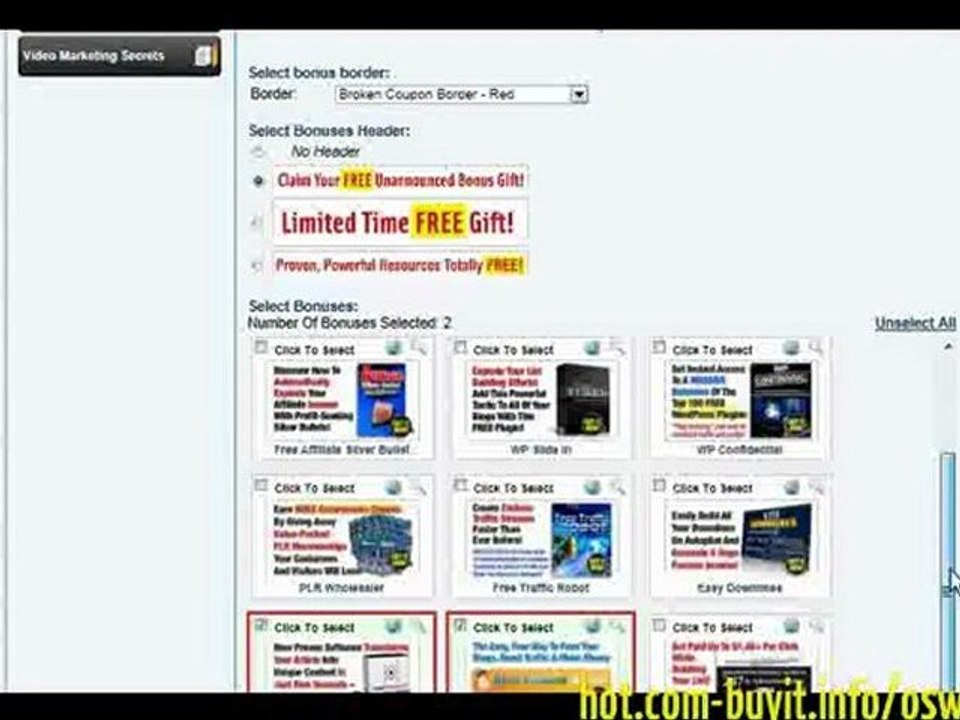 OTO Secret Weapons Awesome One-Time-Offer