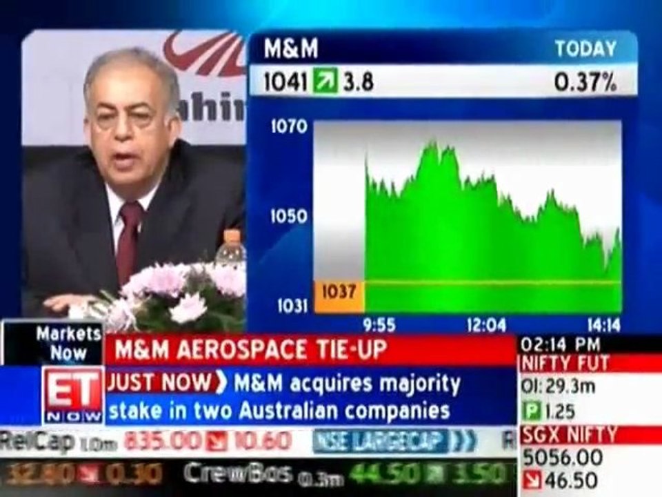 M&M forays into aerospace segment