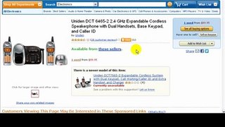 Uniden DCT6465-2 Cordless Speakerphone - Dual Handsets