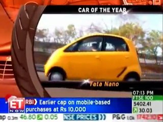 Tata Nano wins the Indian Car of the Year