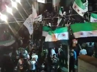 فري برس ريف دمشق دوما مظاهرة مسائية 22 3 2012