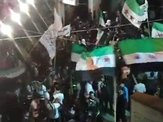 فري برس ريف دمشق دوما مظاهرة مسائية 22 3 2012