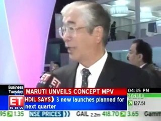 Maruti unveils concept MPV