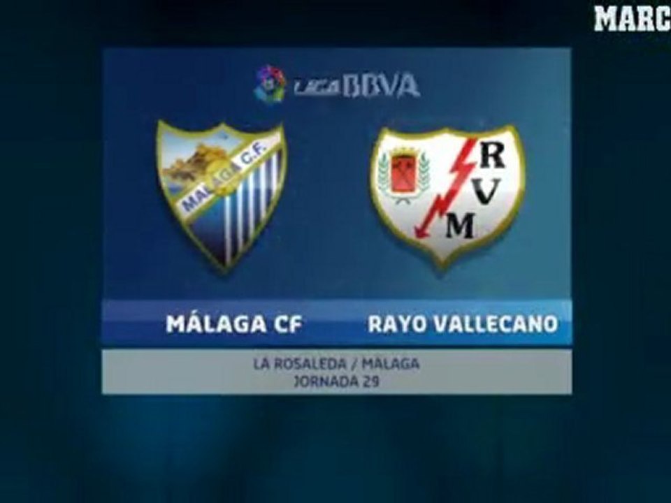 Málaga 4 Rayo Vallecano 2