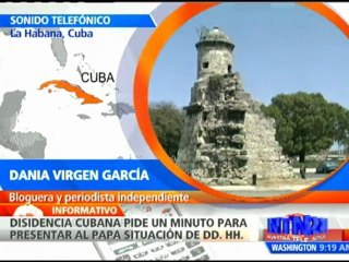 Disidencia cubana pide solo un minuto para exponerle al Papa situación de DD.HH.