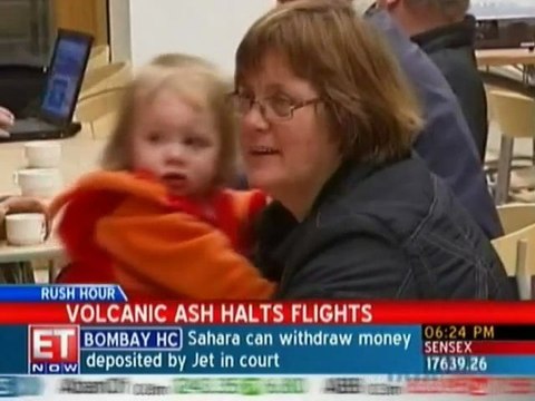 Volcanic ash disrupts northern Europes air traffic