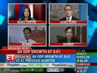 India's Q4 GDP grows at 8.6 per cent y-o-y